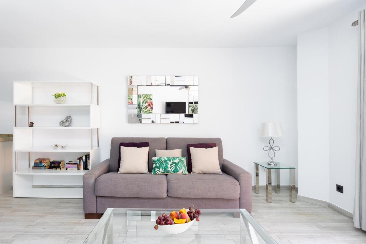 Exclusive Attic Las Vistas 3 With Breathtaking Sea View, Only 100 M To The Sea, Heated Pool, Aircon, Wifi Arona  Eksteriør billede