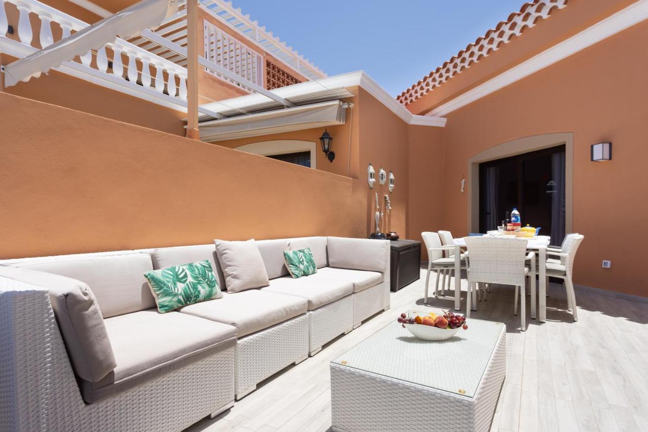 Exclusive Attic Las Vistas 3 With Breathtaking Sea View, Only 100 M To The Sea, Heated Pool, Aircon, Wifi Arona  Eksteriør billede